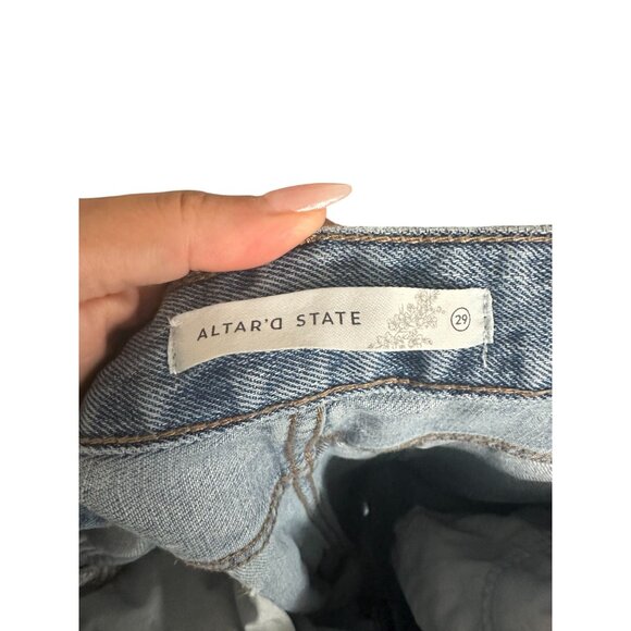ALTARD STATE Wide Leg Distressed Jeans  Size 29 - Picture 8 of 8